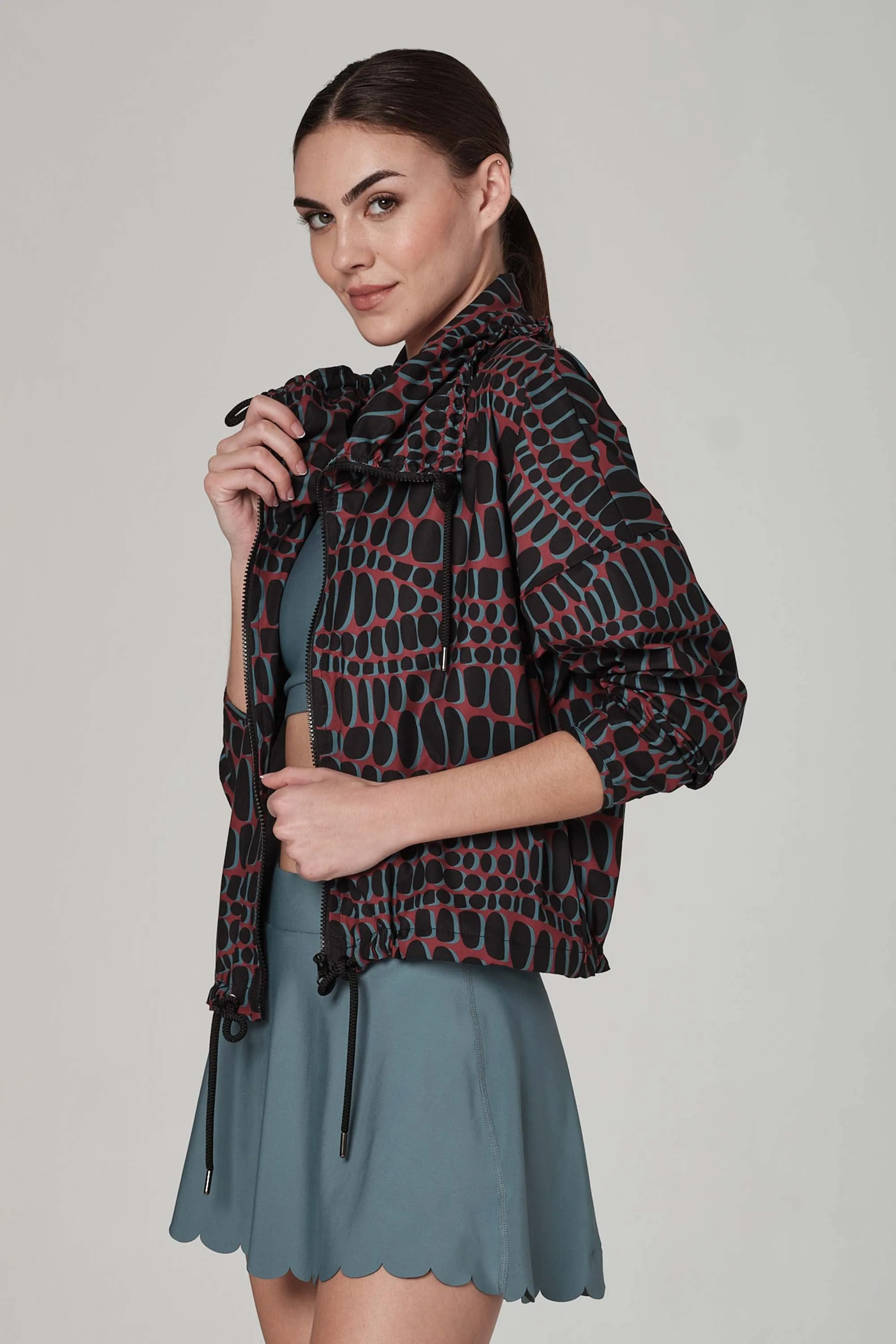 Fine Print Wild Thing Merlot Jacket