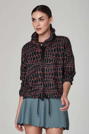 Fine Print Wild Thing Merlot Jacket