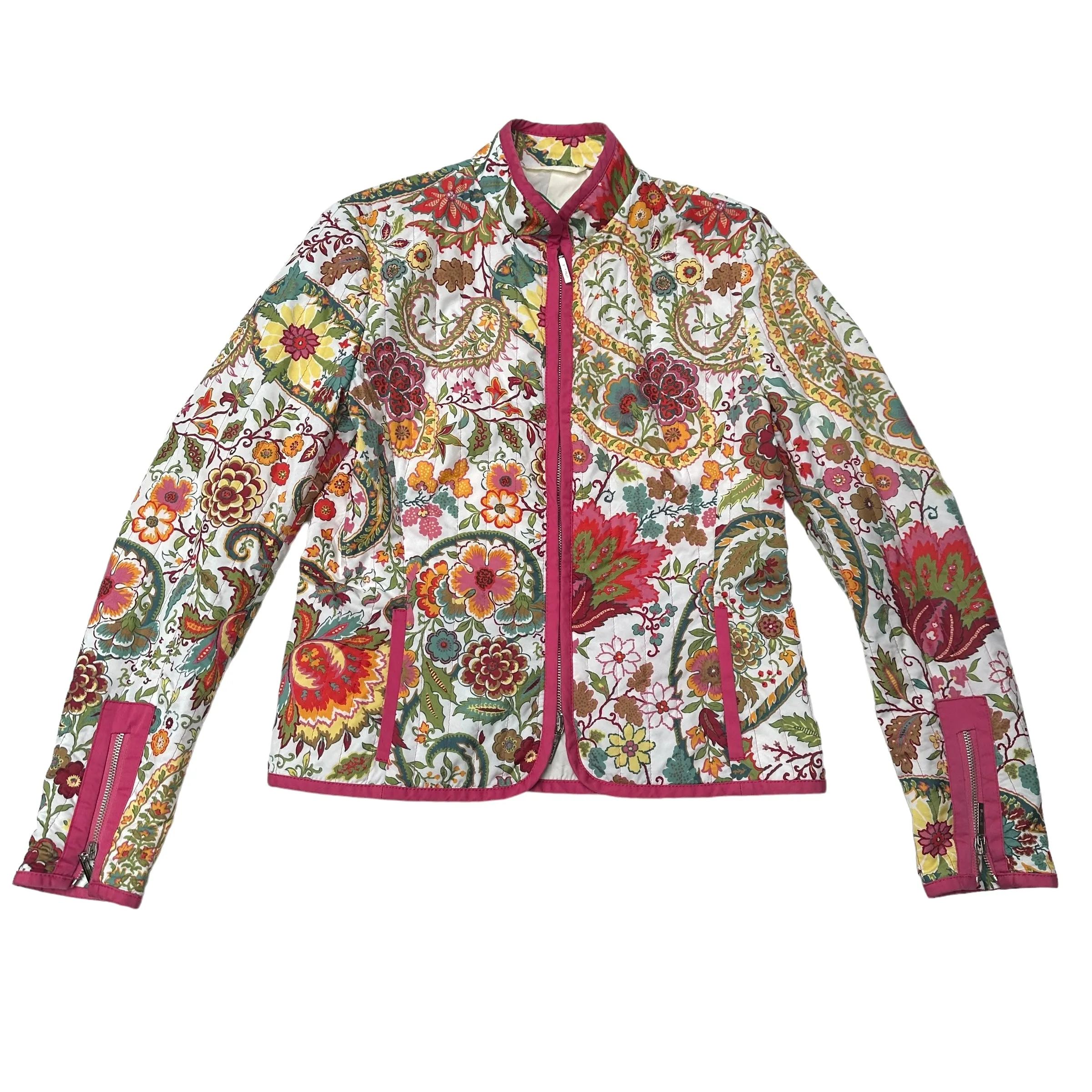 Floral Print Jacket - M