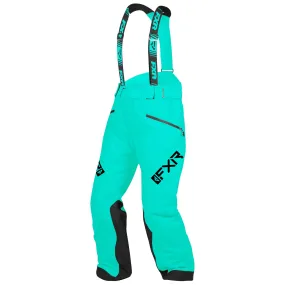 FXR  Womens Fresh Snowmobile Pants HydrX F.A.S.T. Thermal Flex Mint Snow Bibs