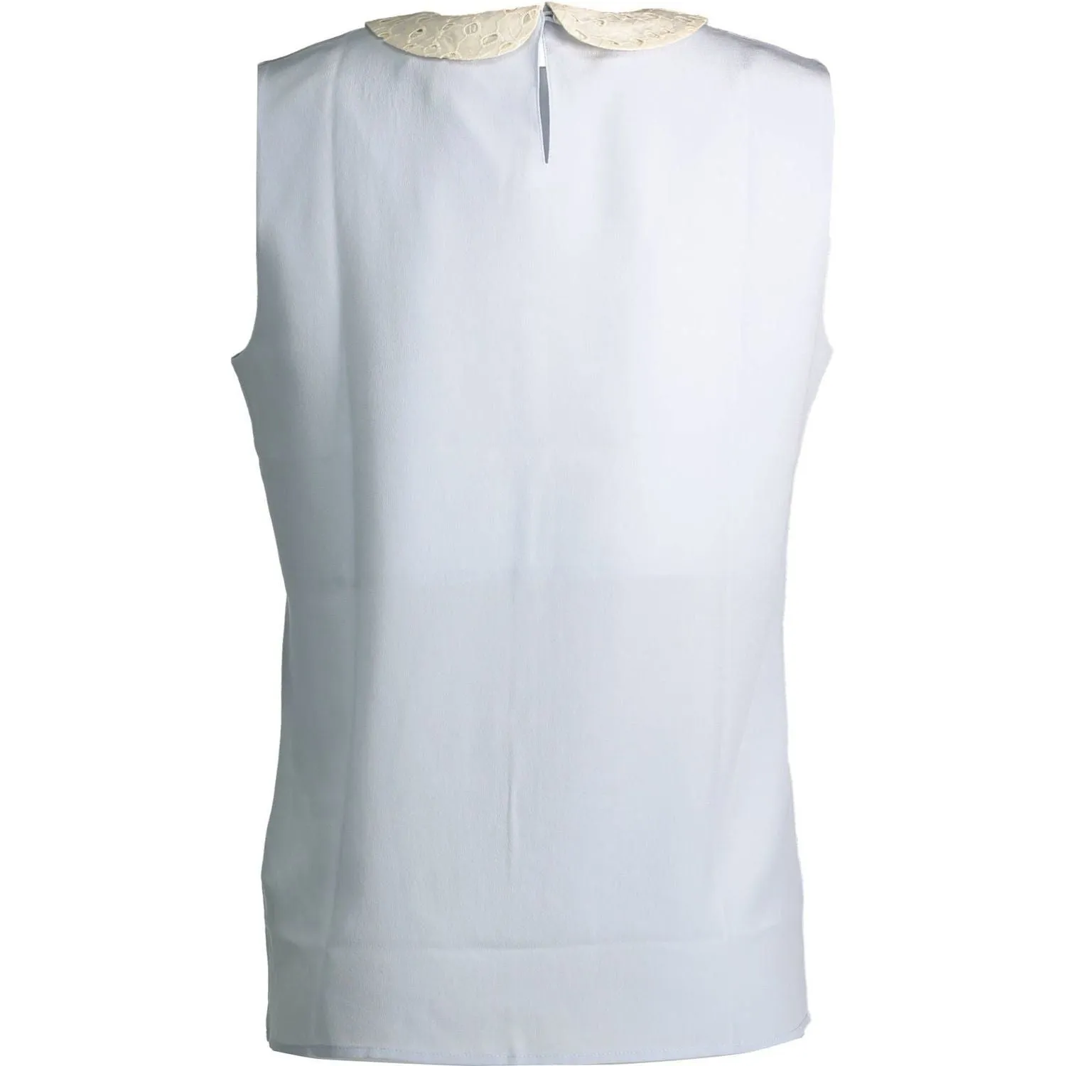 Gant Light Blue Silk Women Top