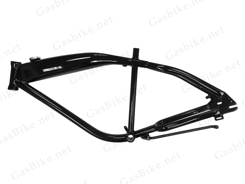 Gasbike GT Aluminum Bike Frame With Built-in Gas Tank - Polished Black