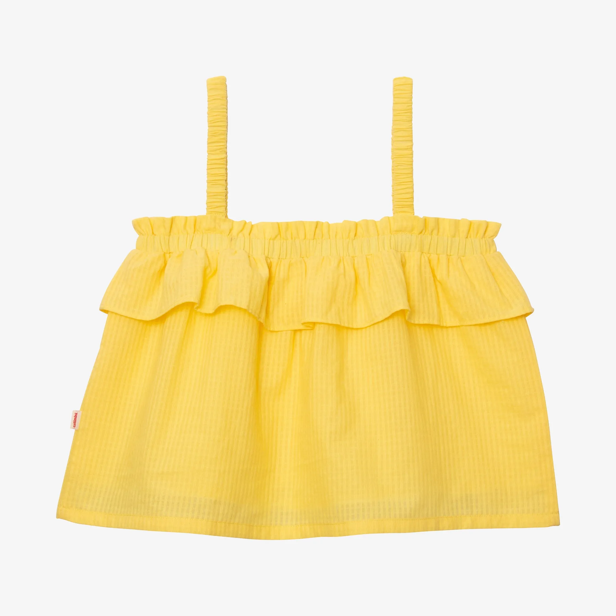 Girls' yellow tank top