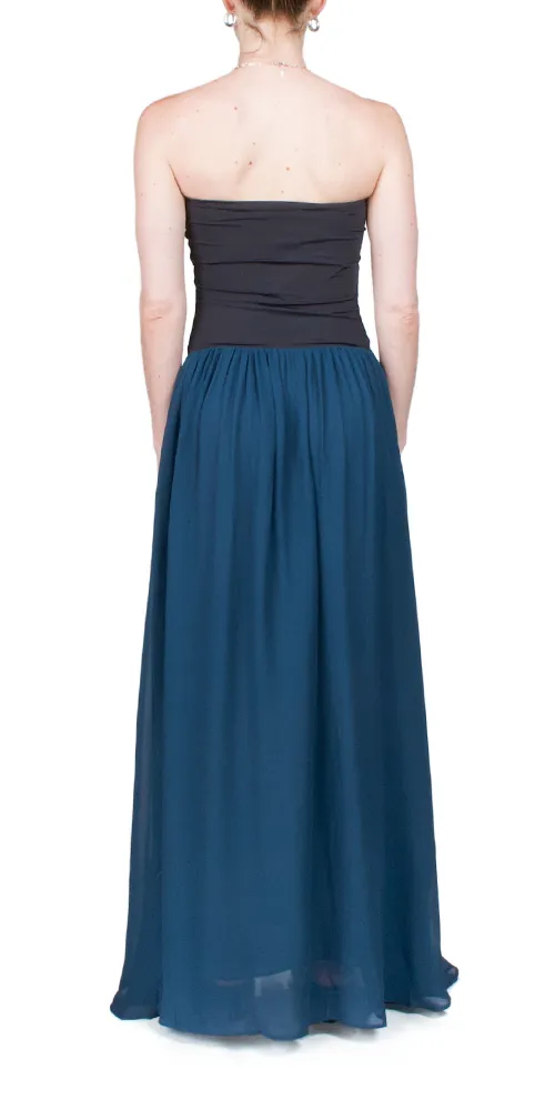 Giselle Chiffon and Jersey Maxi Dress