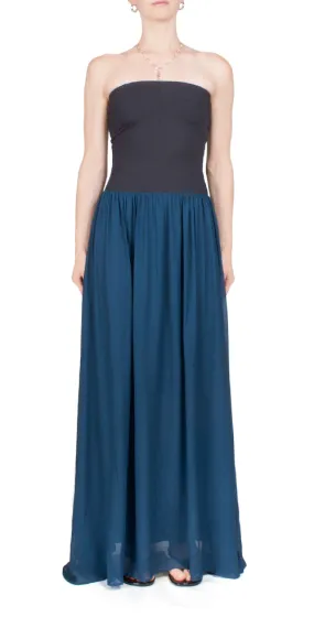 Giselle Chiffon and Jersey Maxi Dress