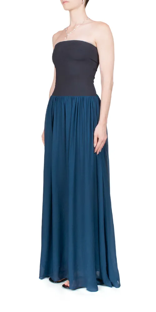 Giselle Chiffon and Jersey Maxi Dress