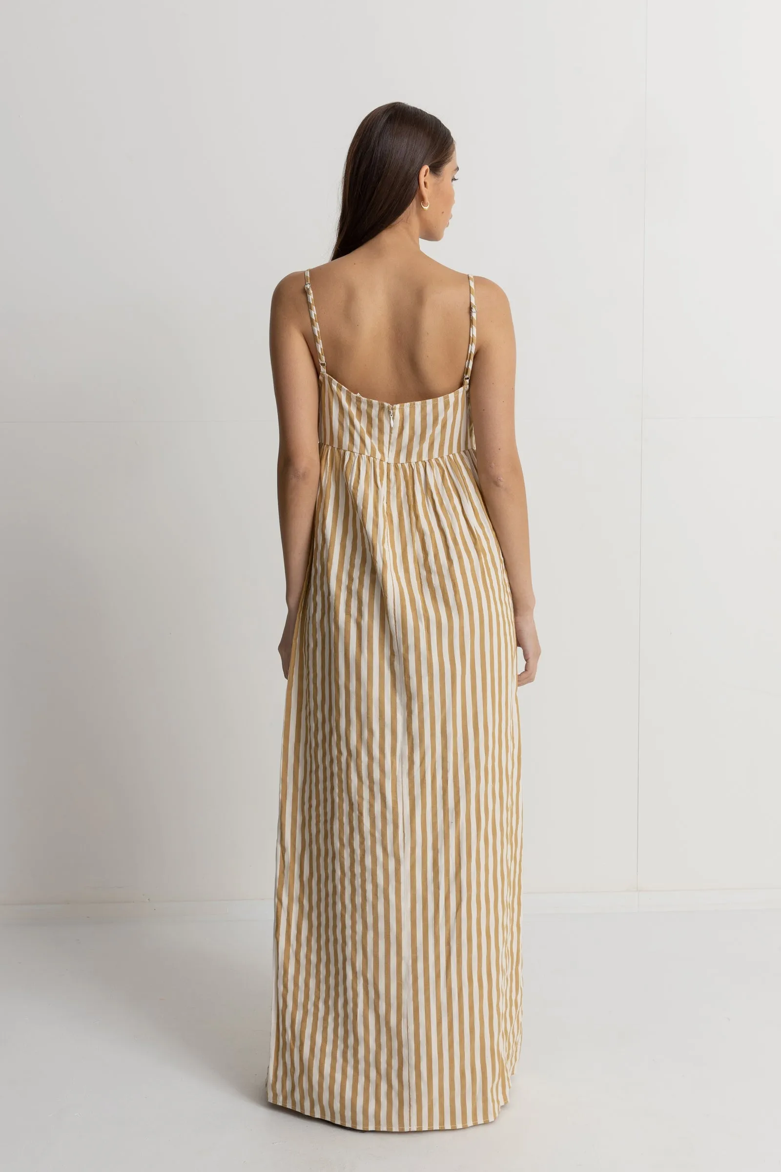 Goodtimes Stripe Maxi Dress Camel