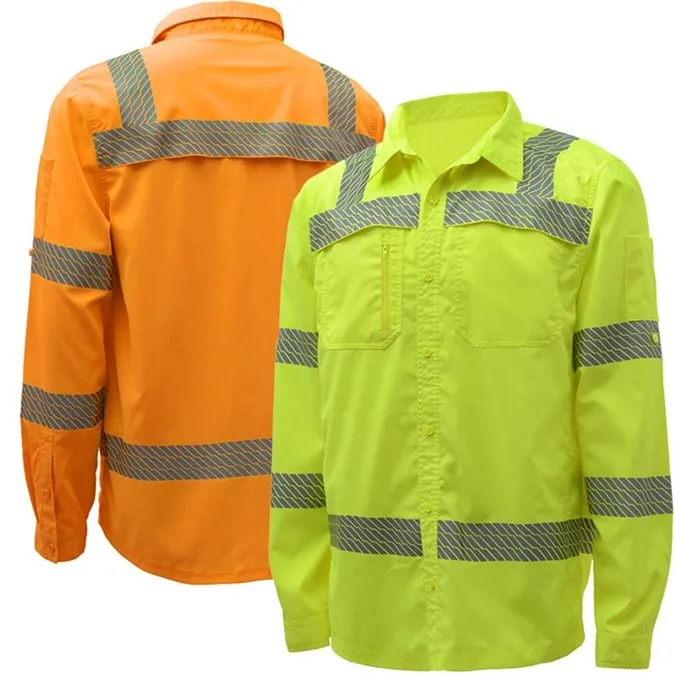 GSS Class 3 Lightweight Rip Stop Button Down Shirt With SPF 50