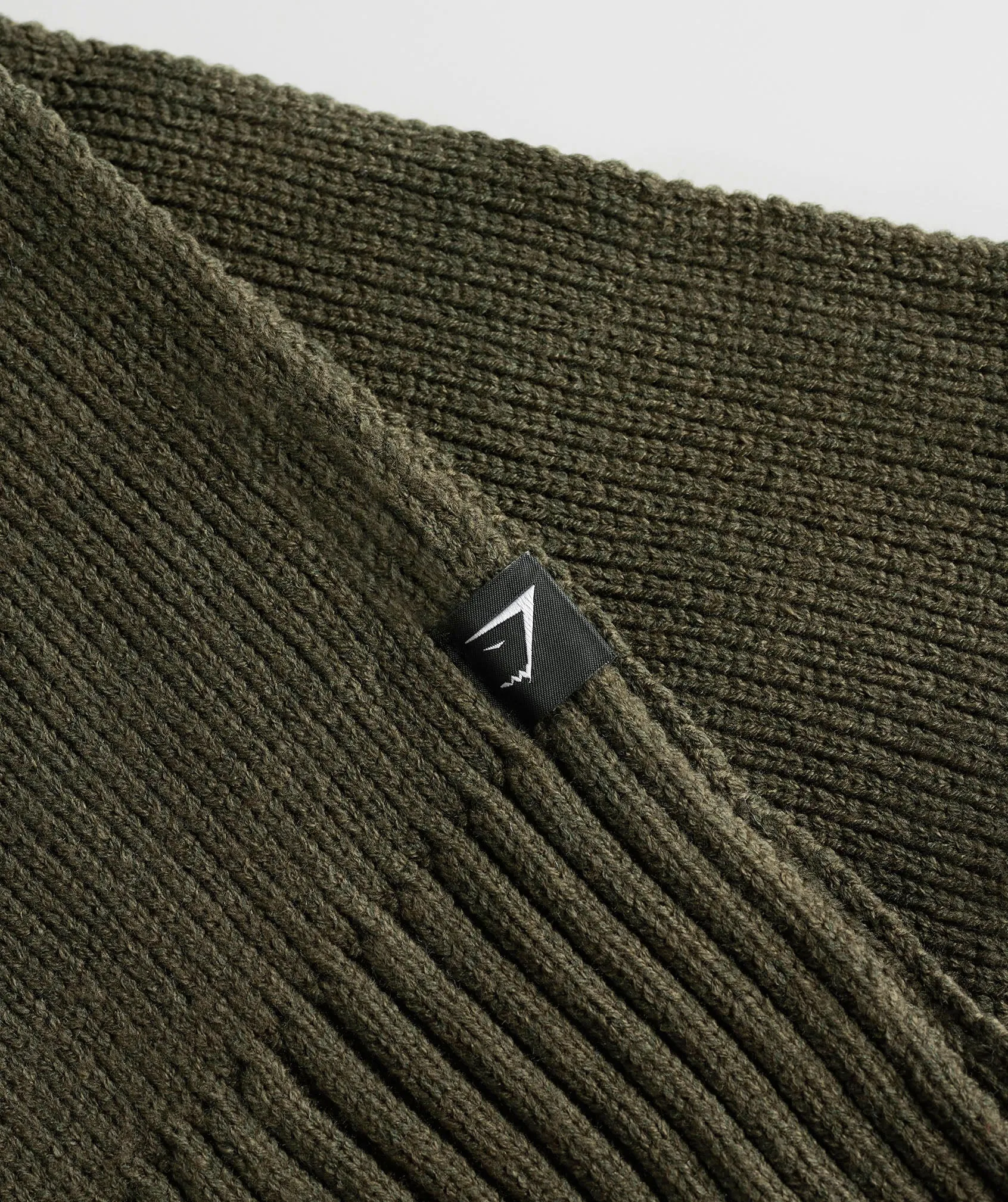 Gymshark Knitted Scarf - Winter Olive