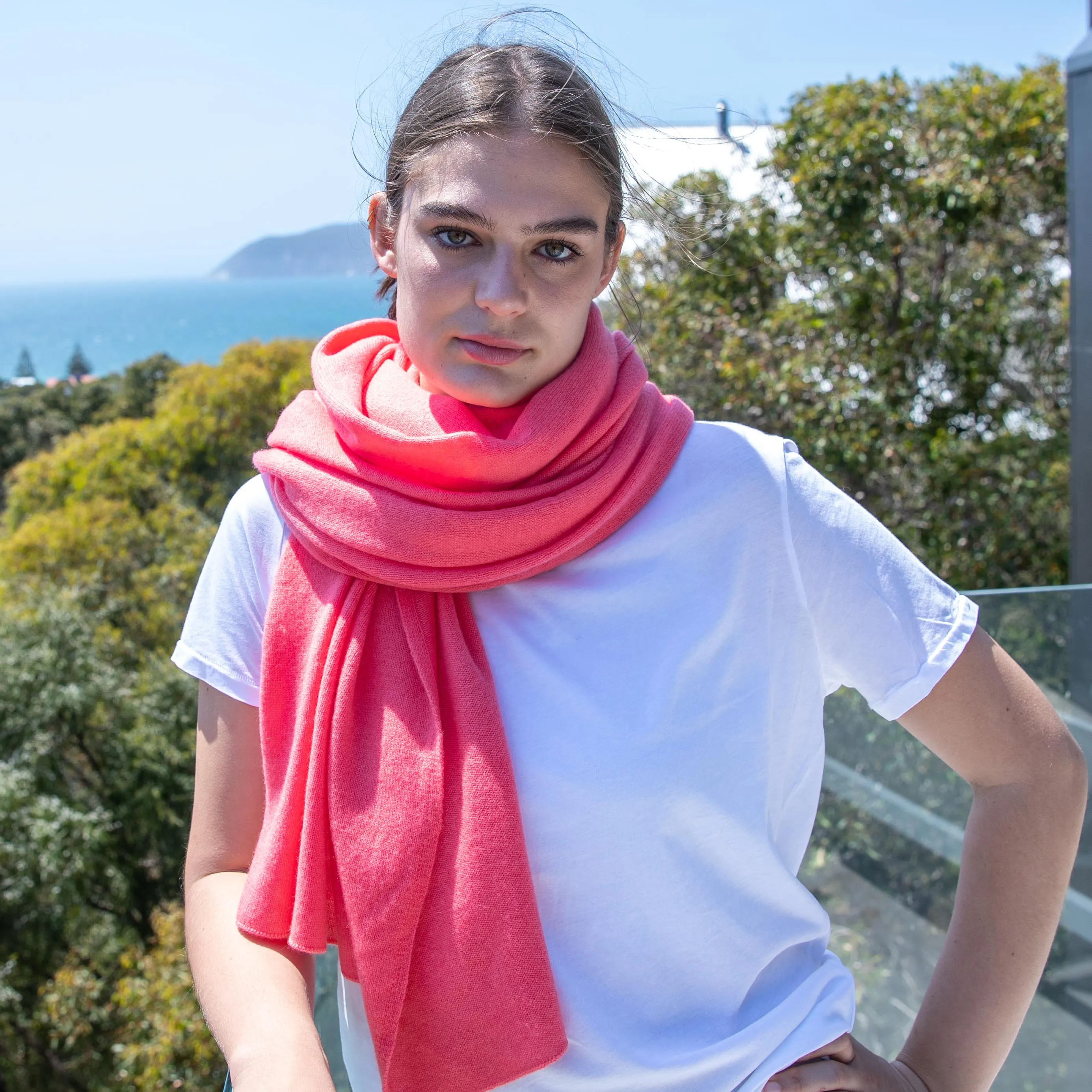 Harpers Emporium Cashmere Travel Wrap in Calypso