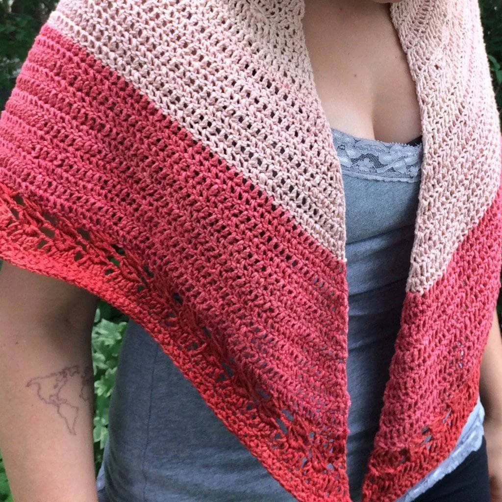 Herbal Sunrise Shawl Crochet Pattern