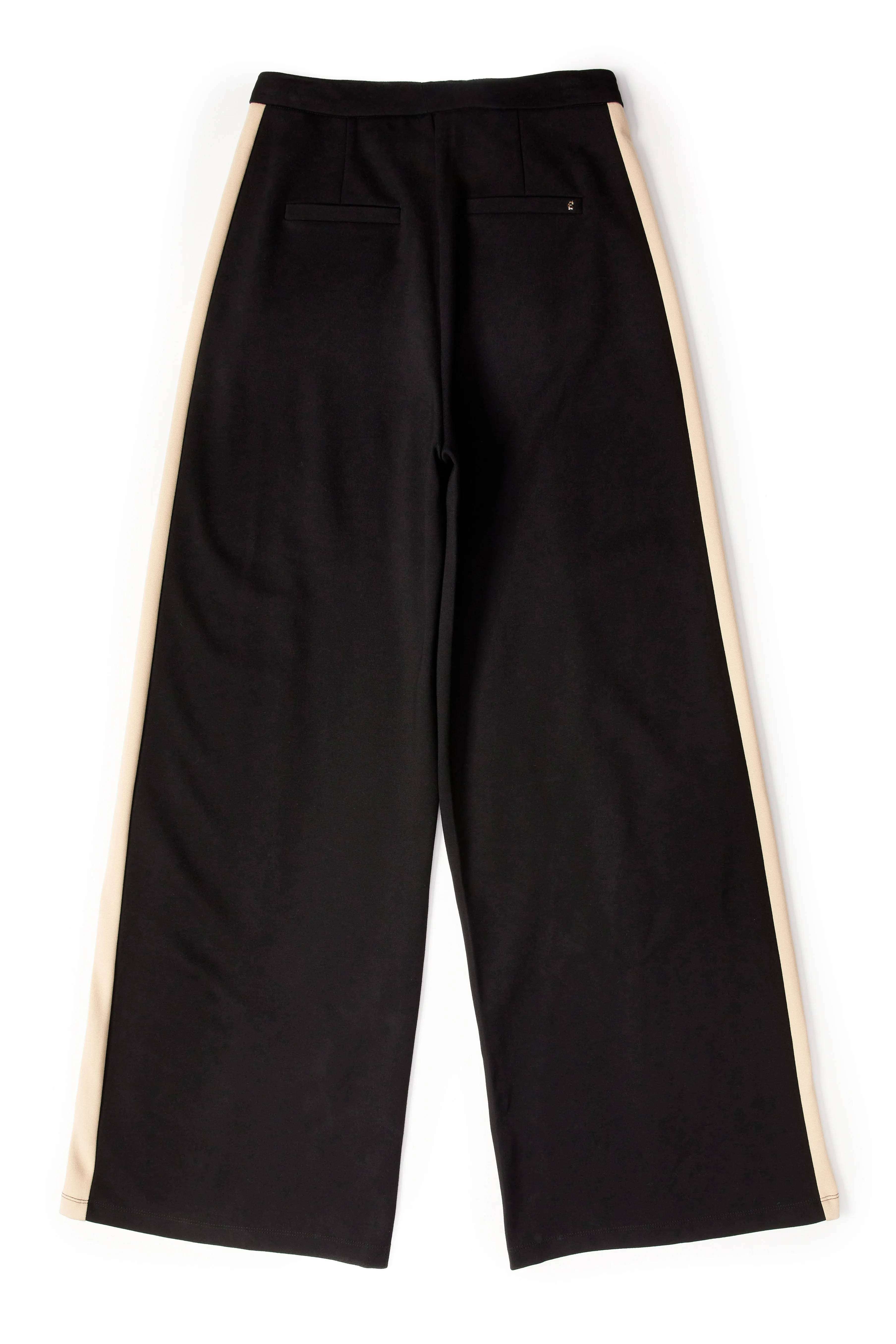 Holland Cooper Wide Leg Pant in Black