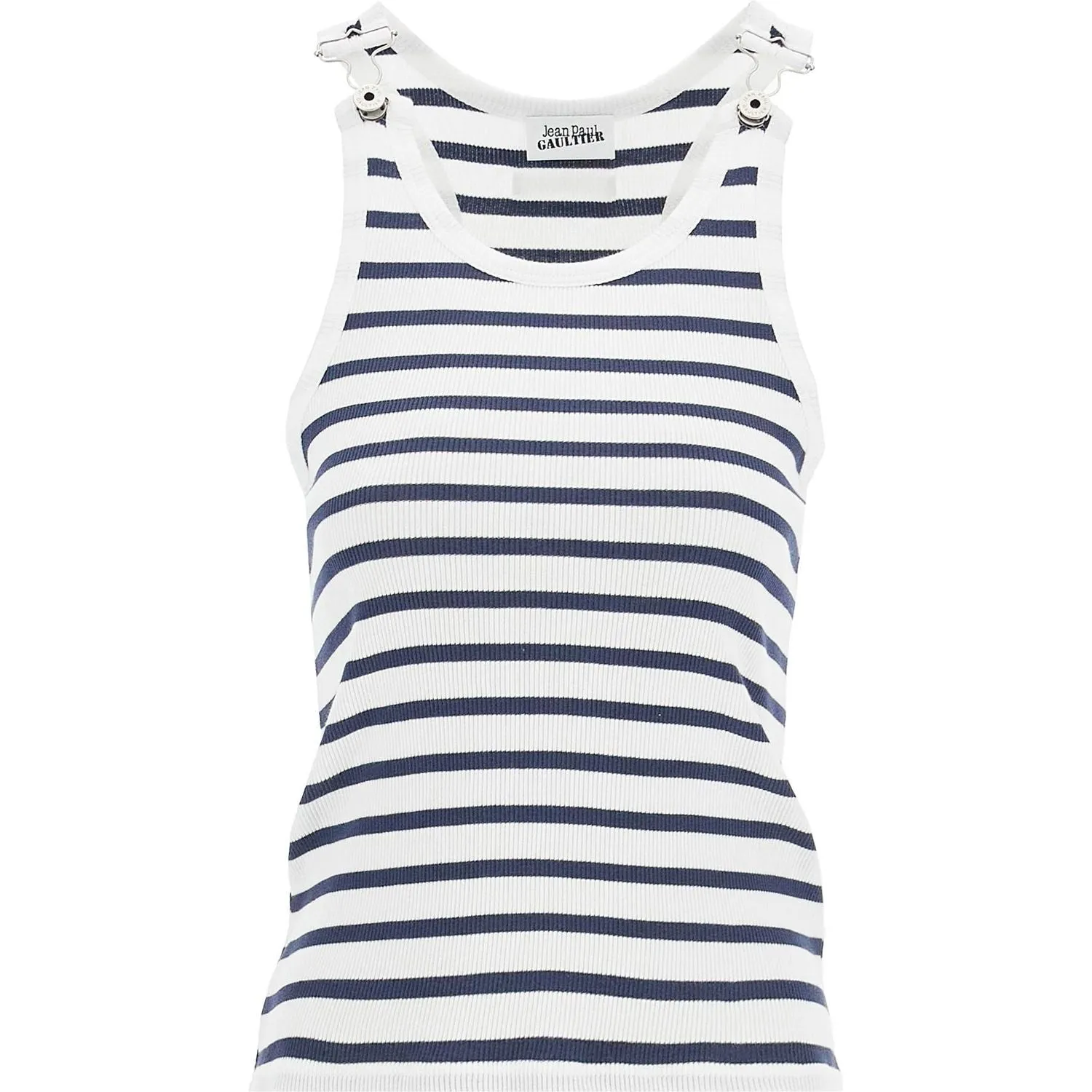 JEAN PAUL GAULTIER striped sailor tank top