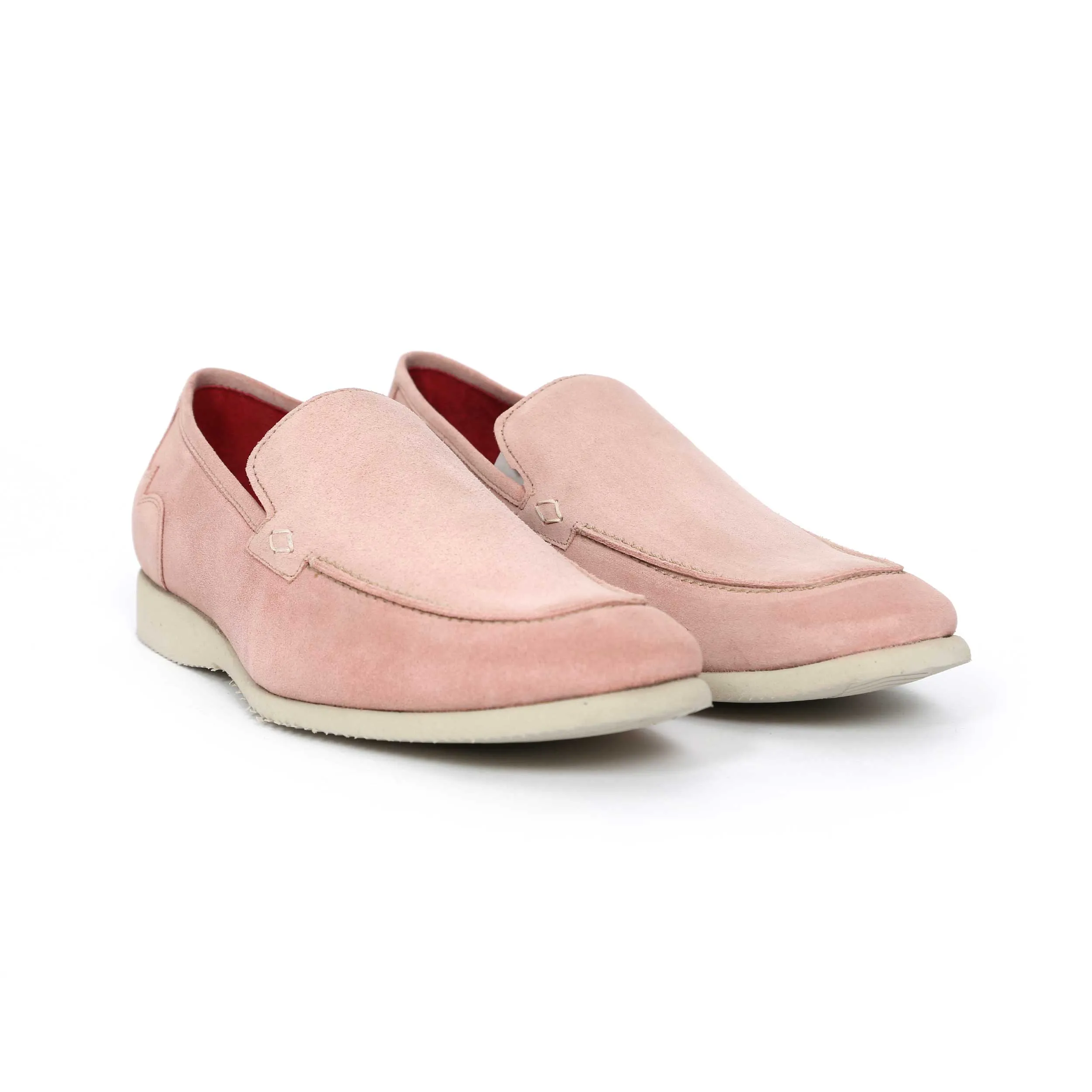 Jeffery West Jung Shoe in Light Pink Suede