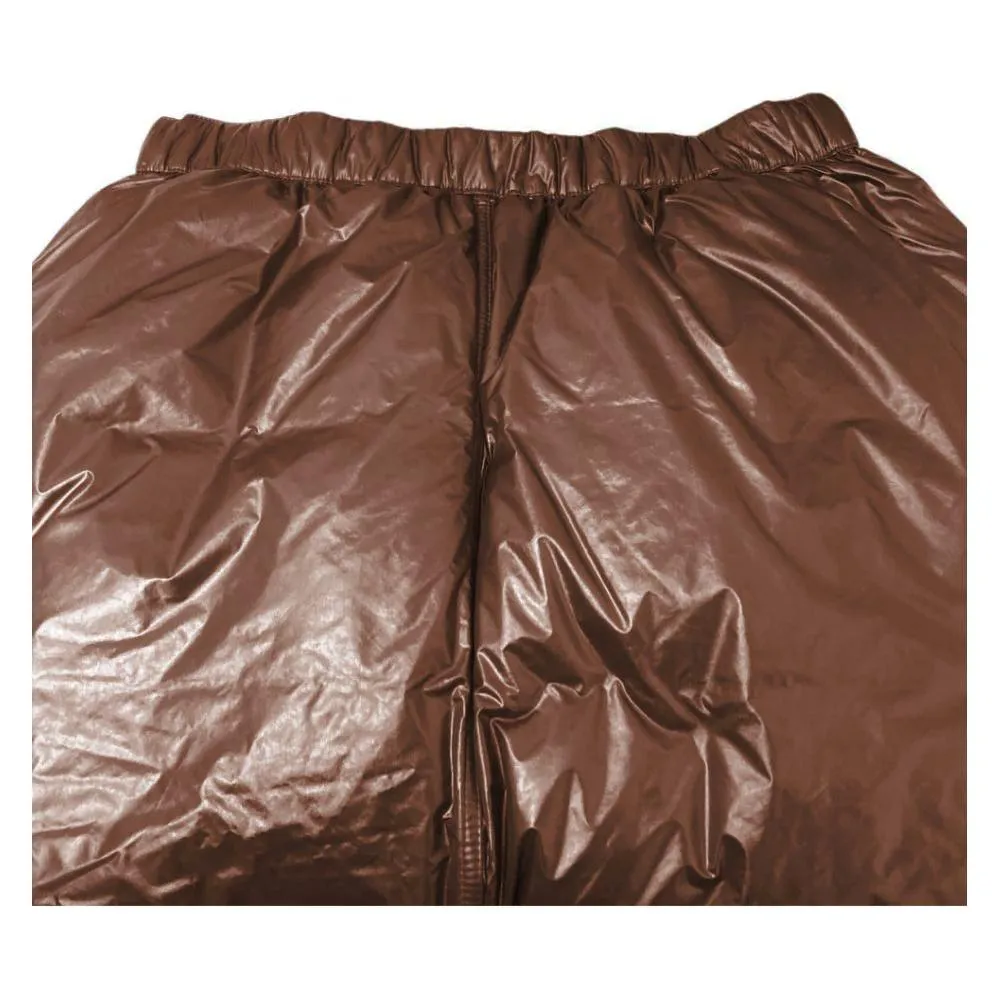 Jil Sander Brown Nylon Skirt