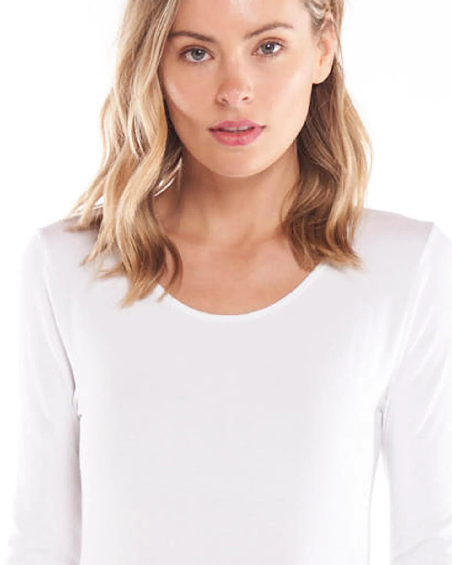 Kelli Long Sleeve Top White