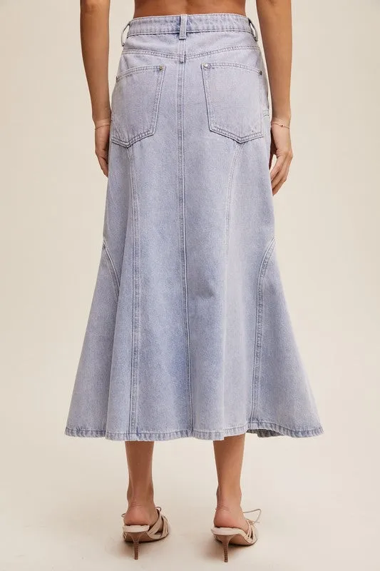 Kennedy Mermaid Denim Skirt