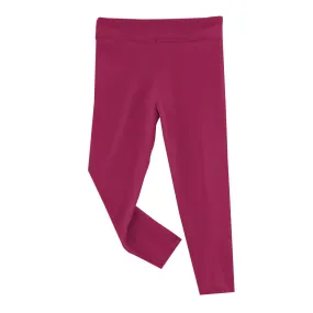 KicKee Pants Solid Berry Luxe Stretch Leggings