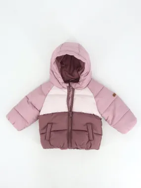 Kids Girl's Colorblocked Puffer Jacket,Multi