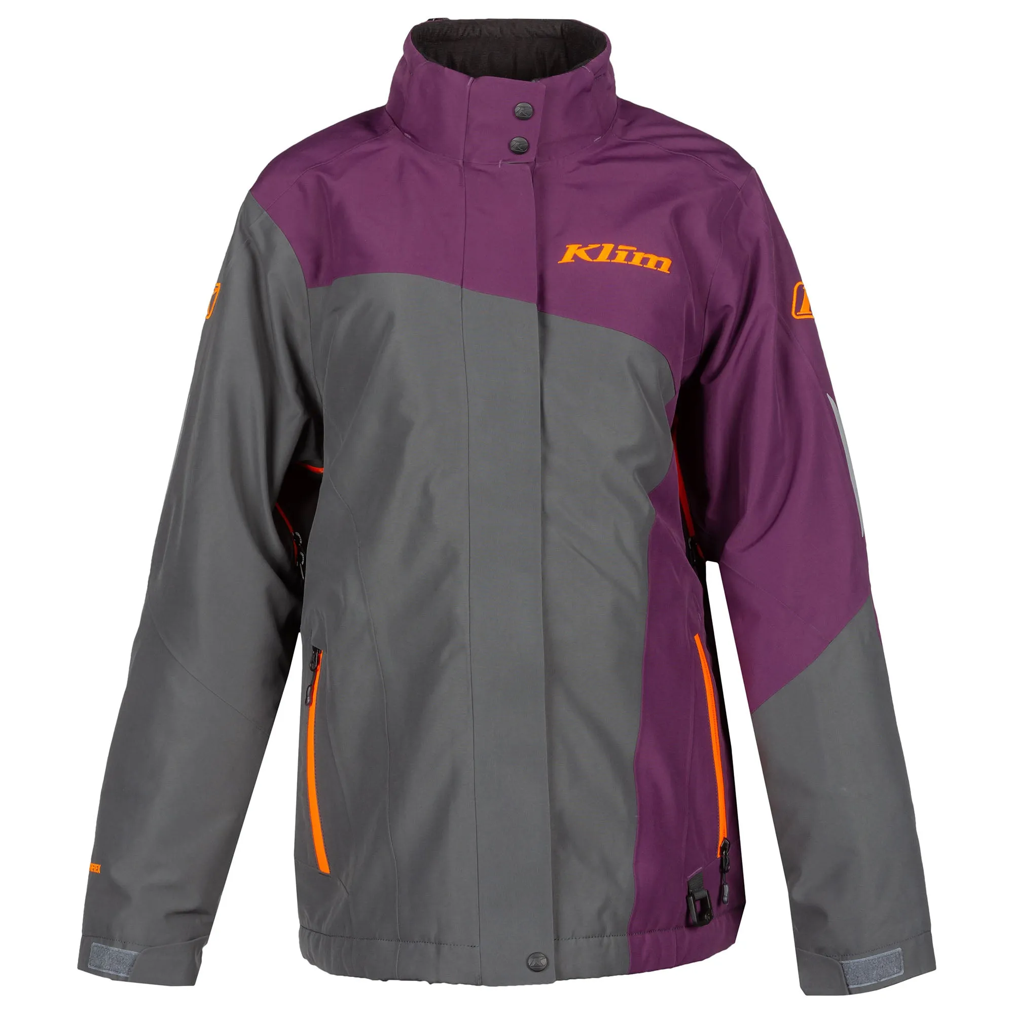 Klim  Womens Allure Snowmobile Jacket Waterproof Insulated Deep Purple Asphalt