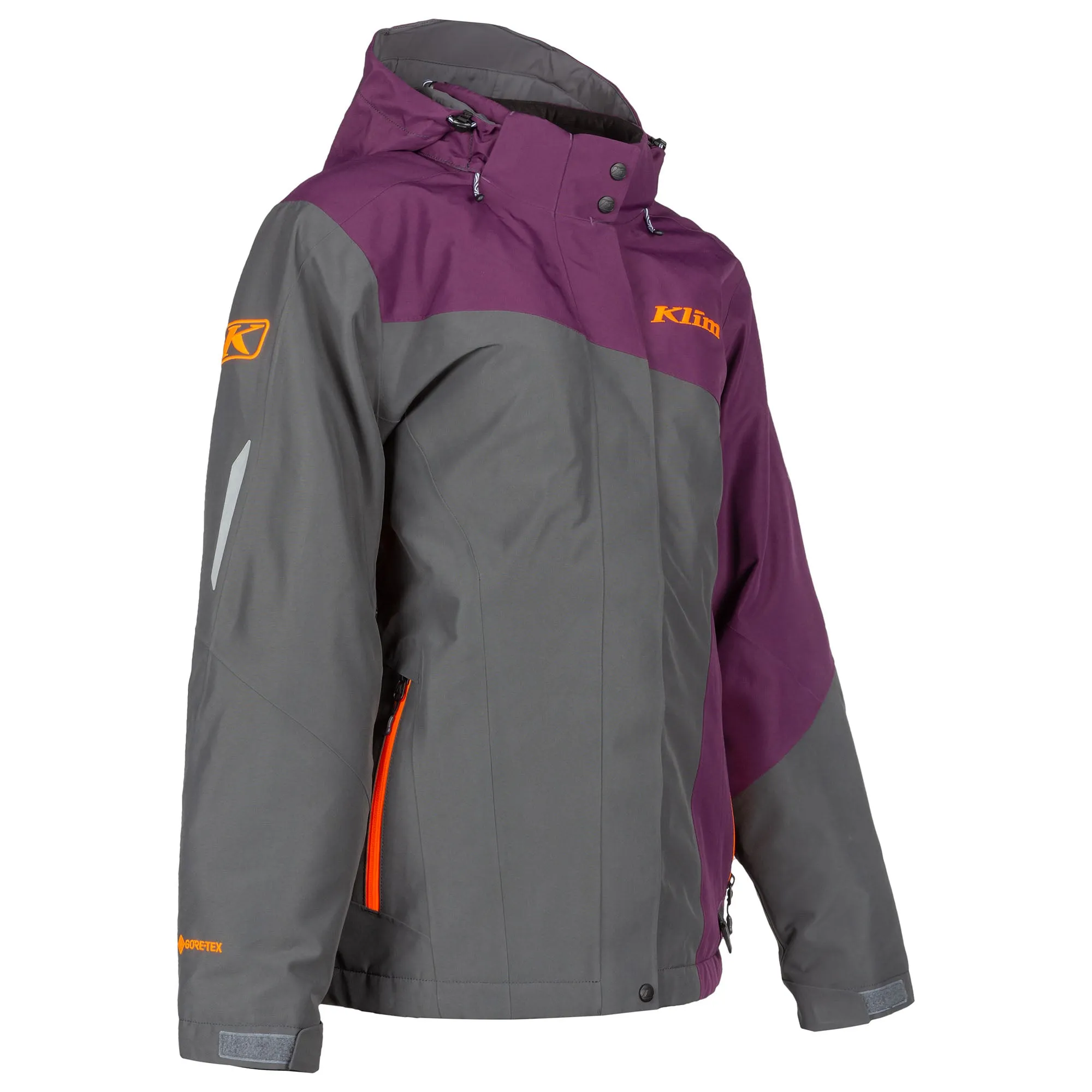 Klim  Womens Allure Snowmobile Jacket Waterproof Insulated Deep Purple Asphalt