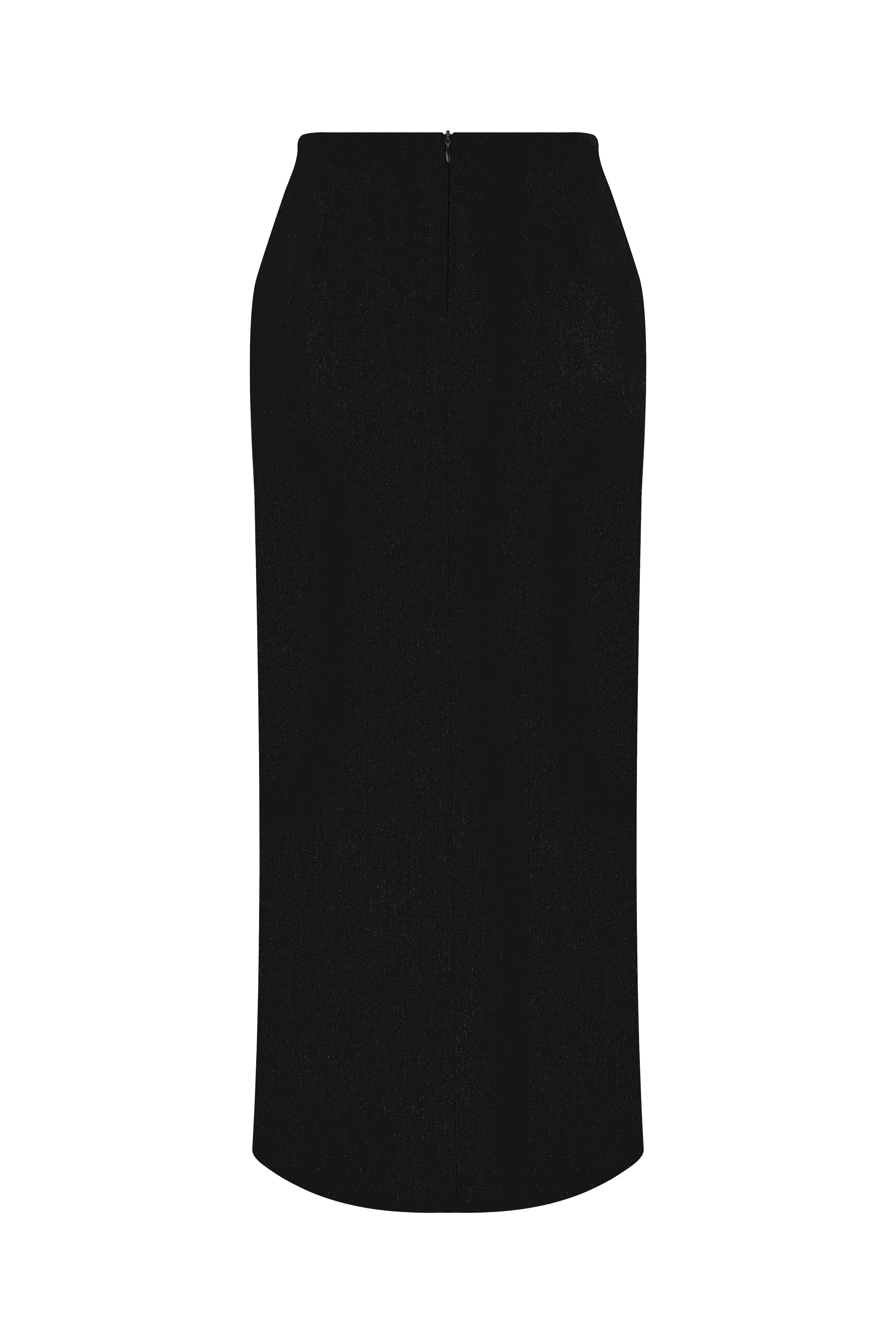 Lea Maxi Skirt in Black