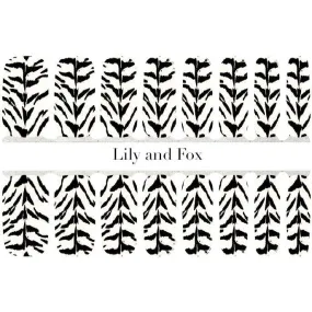 Lily And Fox - Nail Wrap - Zebra Print