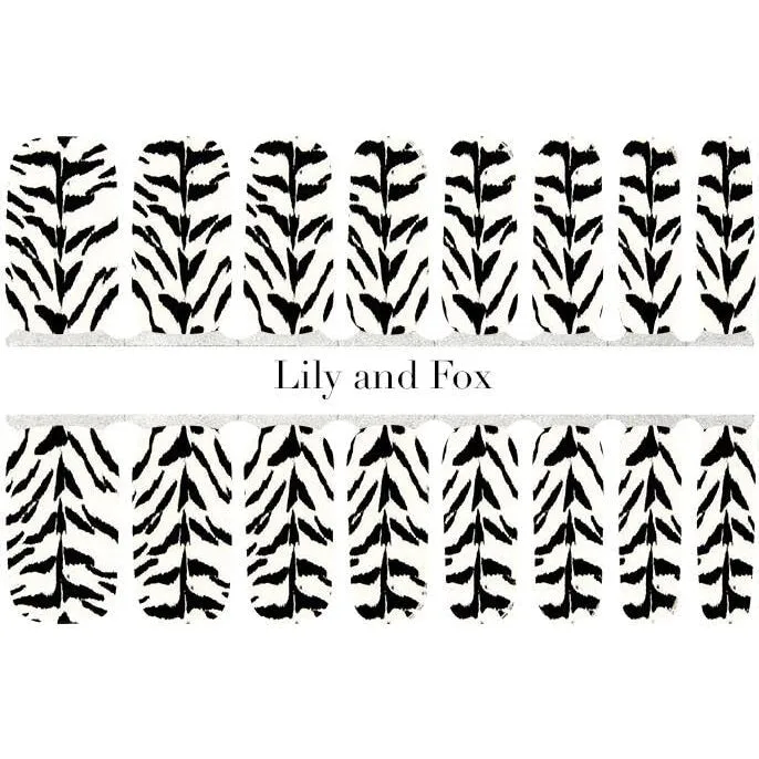 Lily And Fox - Nail Wrap - Zebra Print