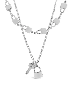 Lock & Key Layered Necklace