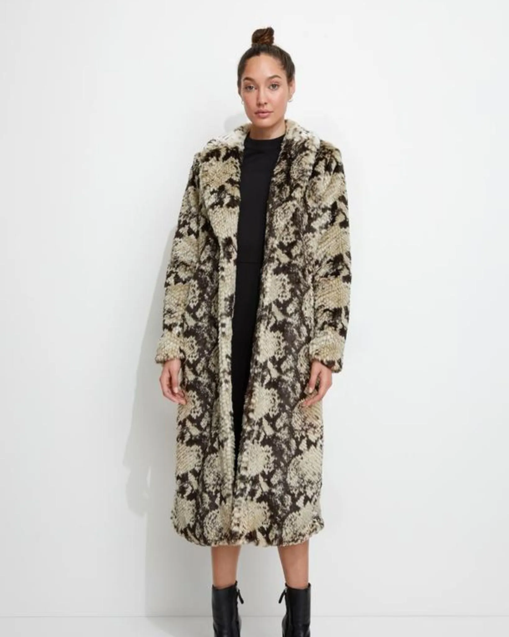 Madam Grace Coat - Natural Serpent