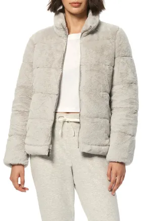 MARC NEW YORK Faux Fur Puffer Jacket