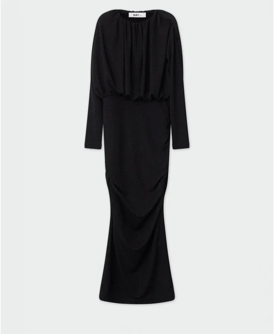 Marion Black Midi Length Dress