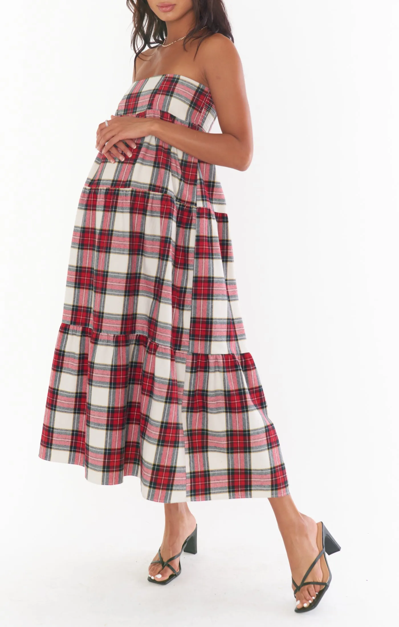 Melody Maxi Skirt ~ Winter Plaid