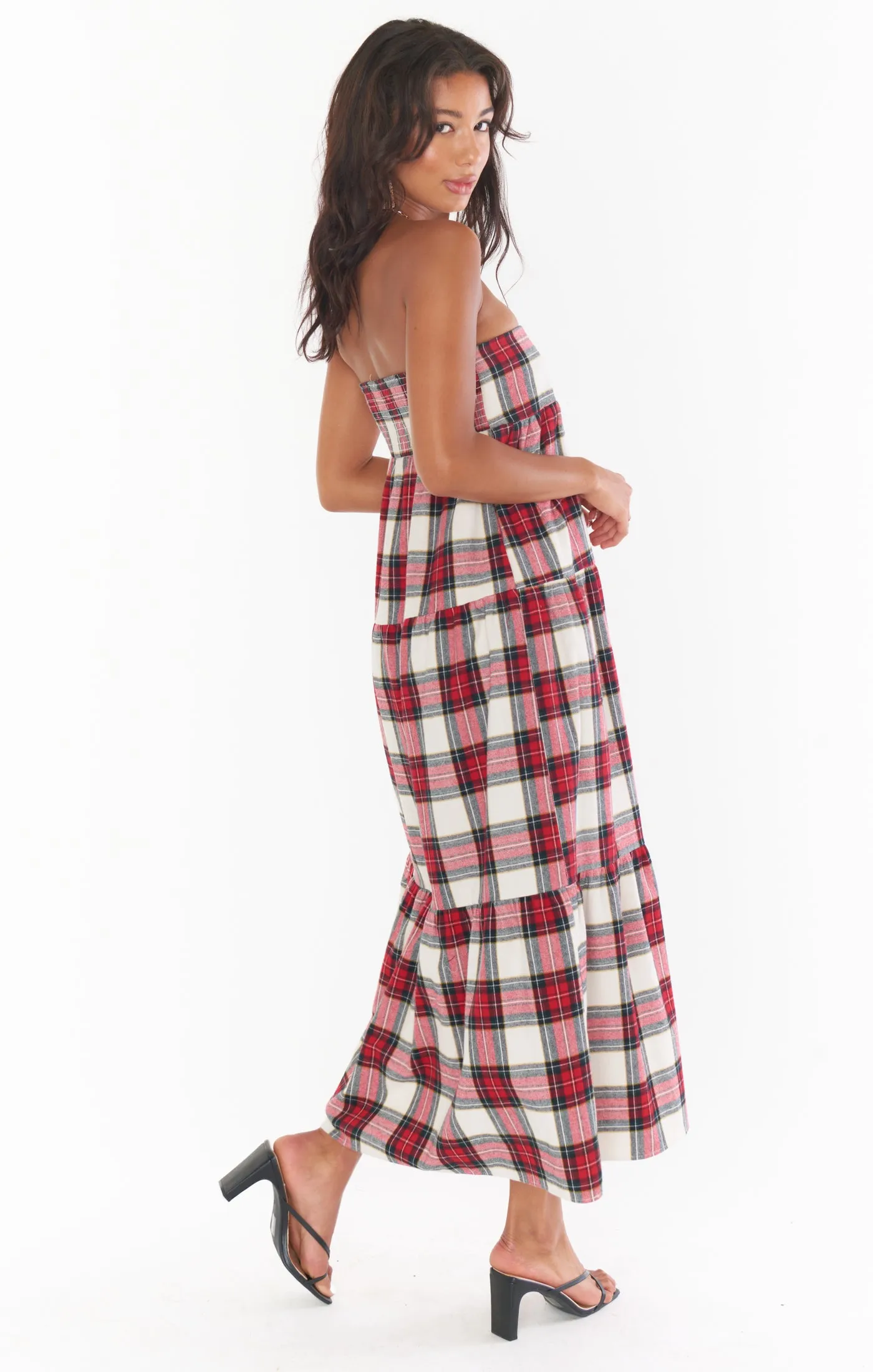 Melody Maxi Skirt ~ Winter Plaid