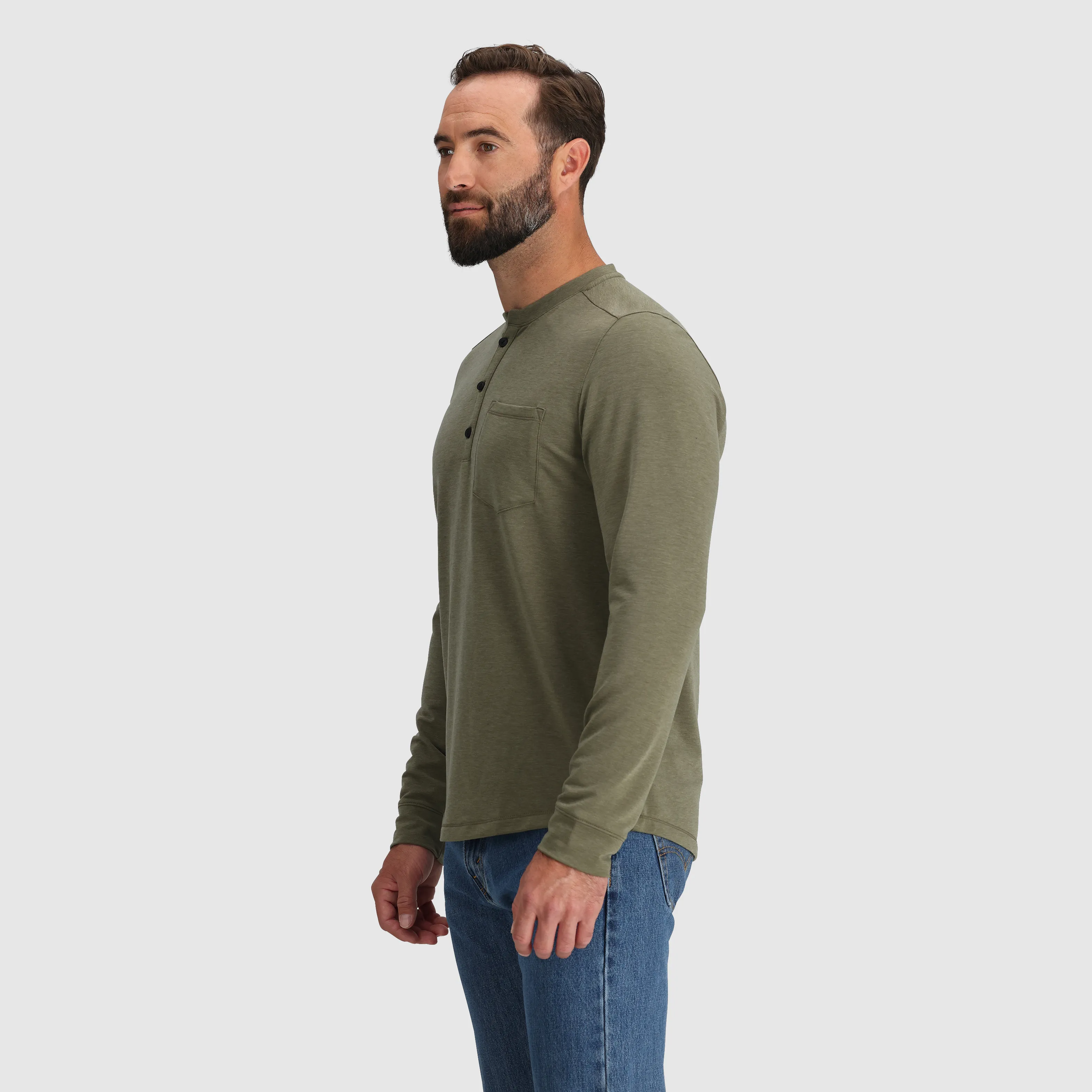 Men's Aberdeen Long Sleeve Henley