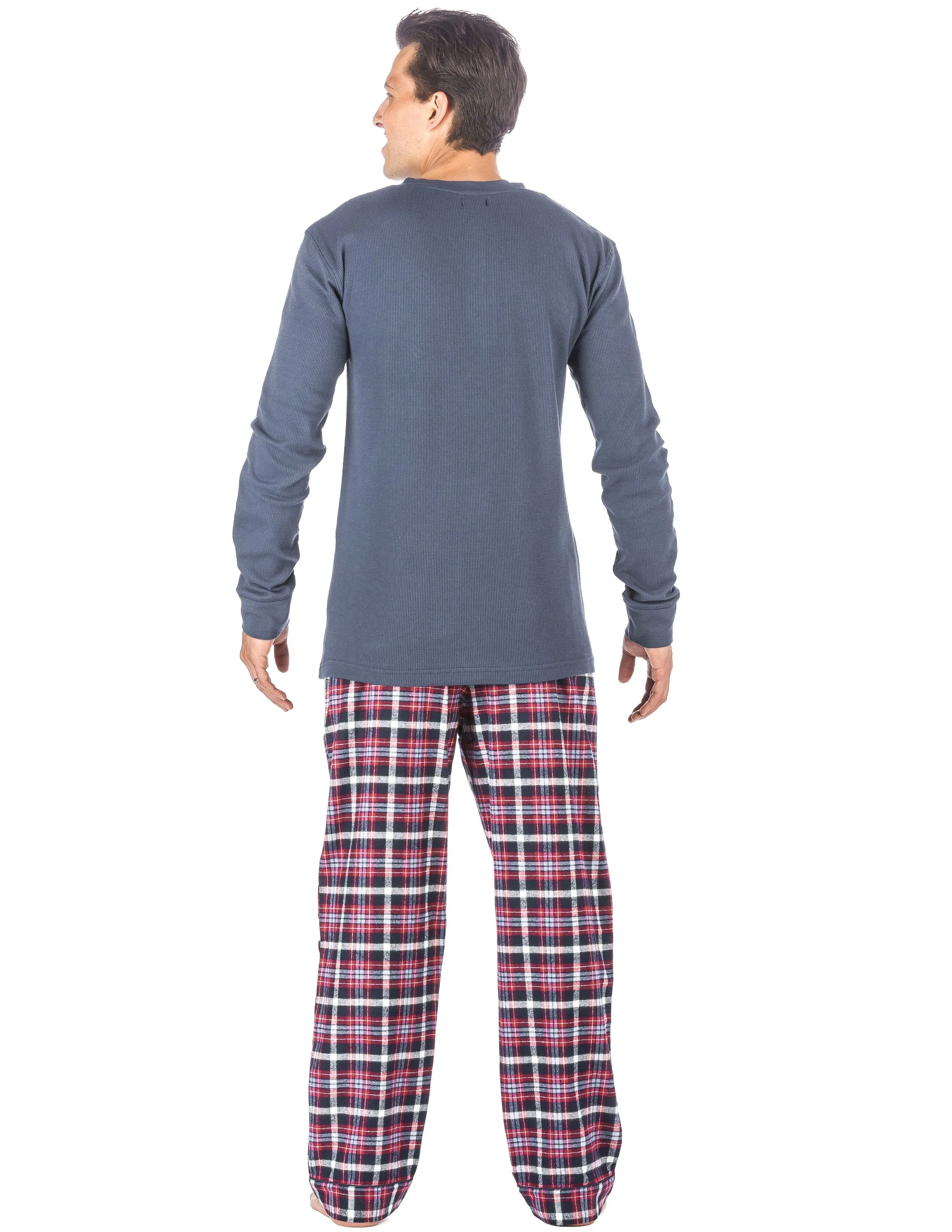 Mens Premium 100% Cotton Flannel Lounge Set