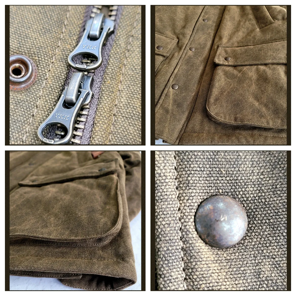 Men's Waxed Cotton Safari Jacket