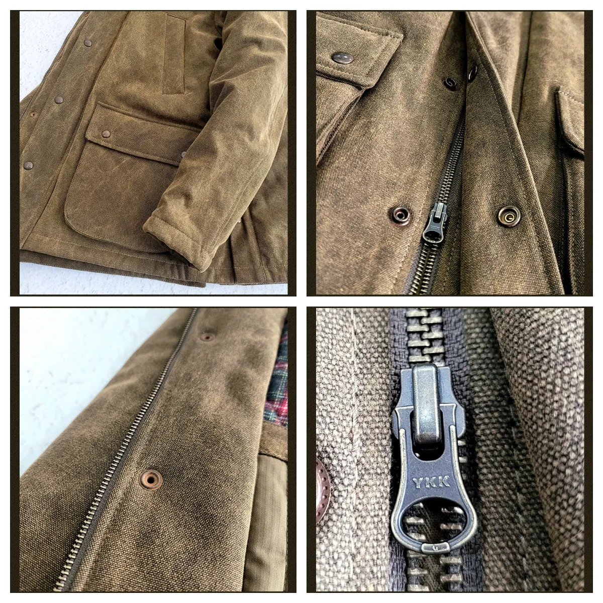 Men's Waxed Cotton Safari Jacket