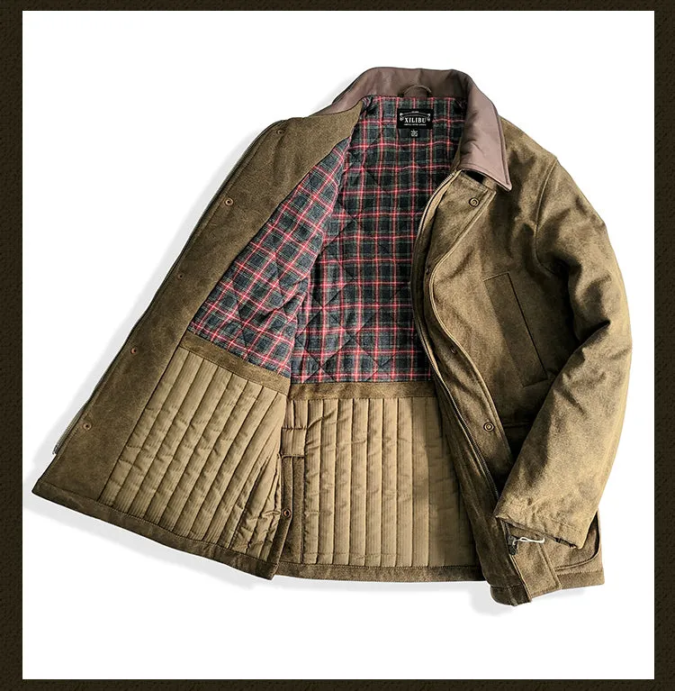 Men's Waxed Cotton Safari Jacket