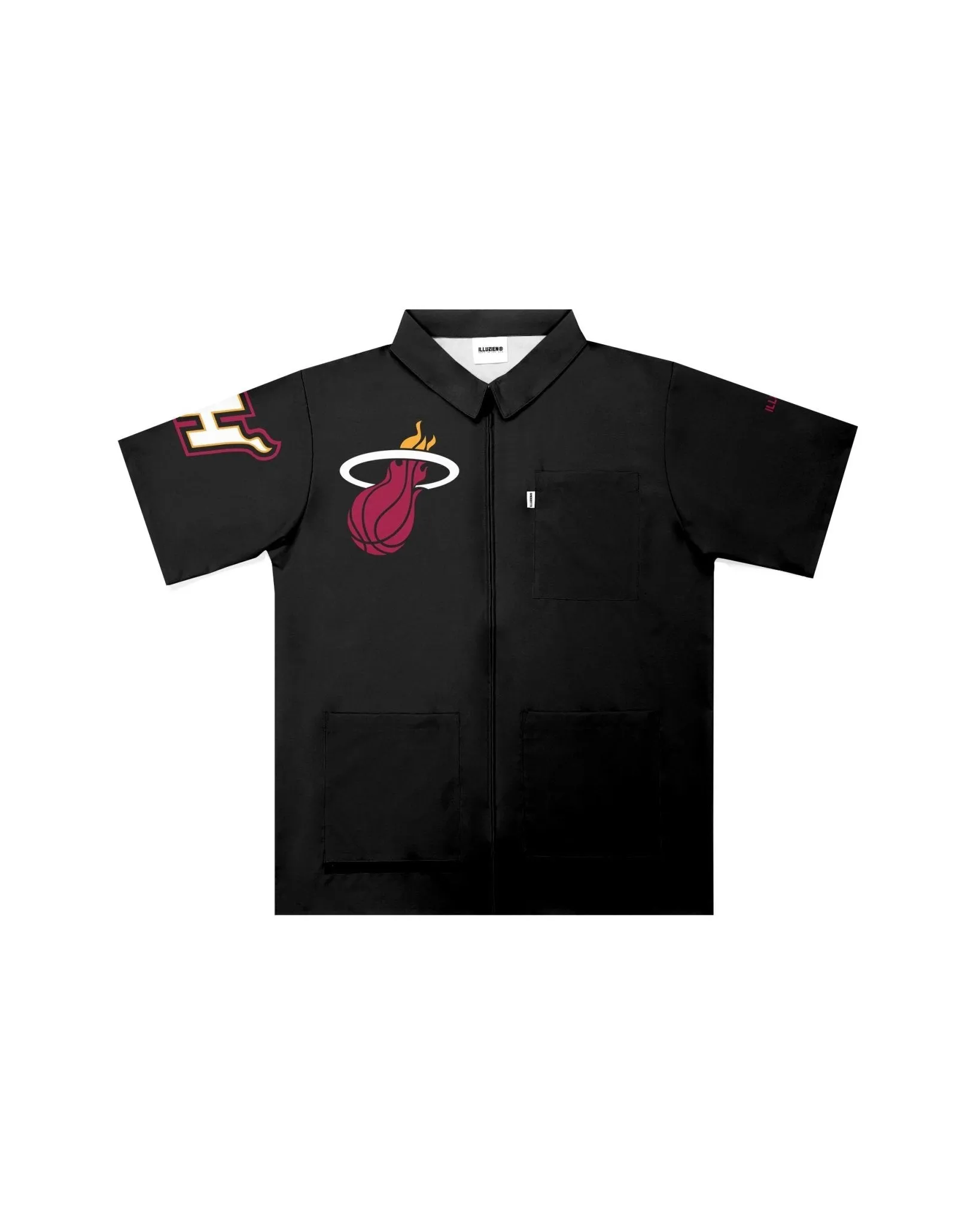 Miami Heat "Big Logo" Traditional Barber Jacket