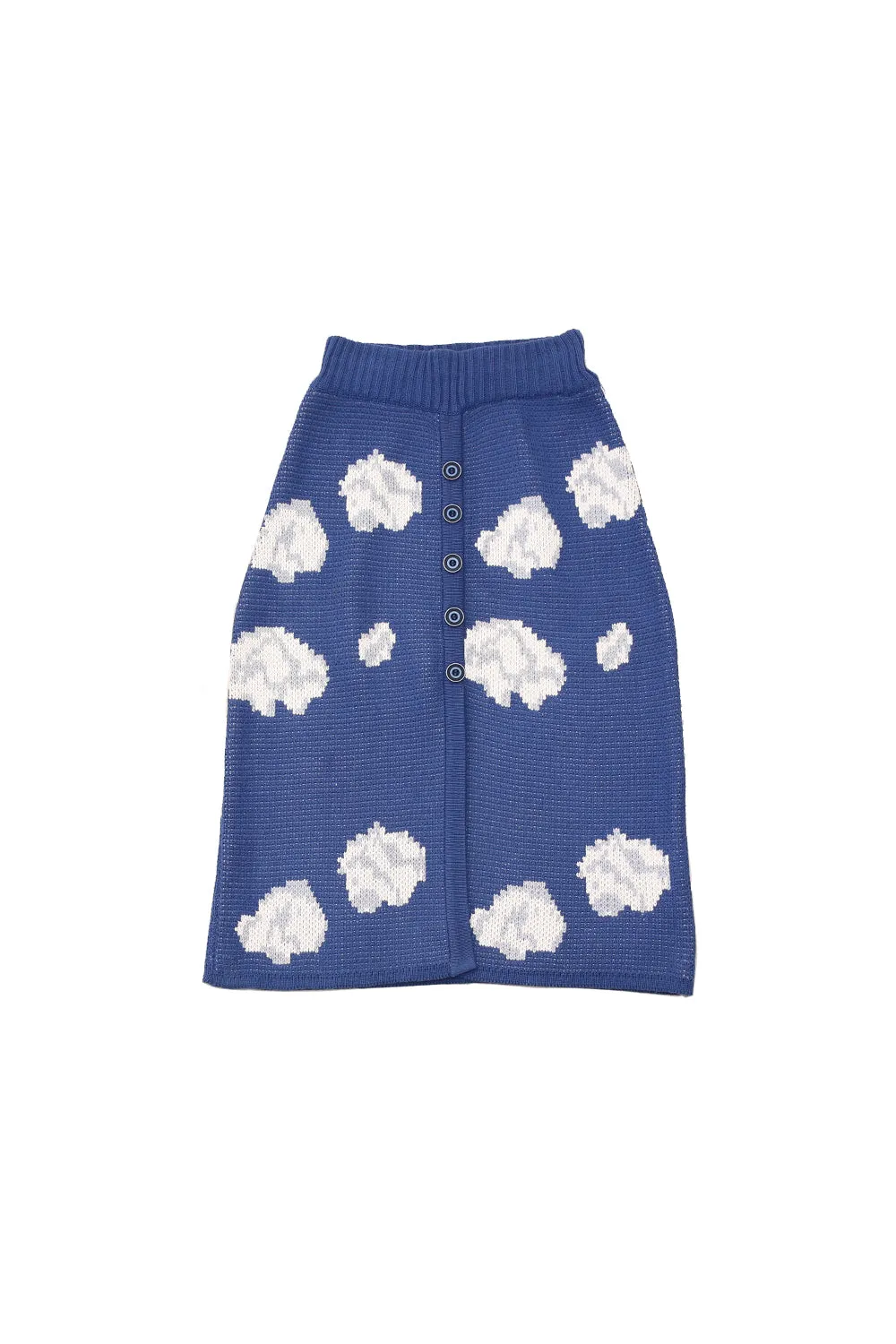 Midi sky print skirt