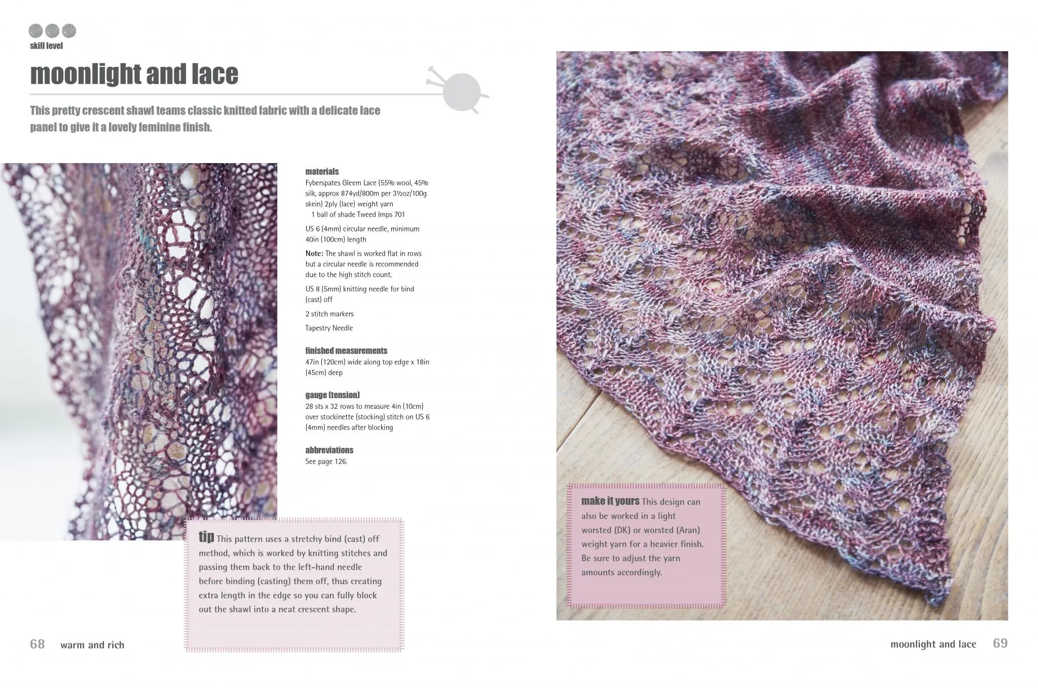 Modern Knitted Shawls and Wraps