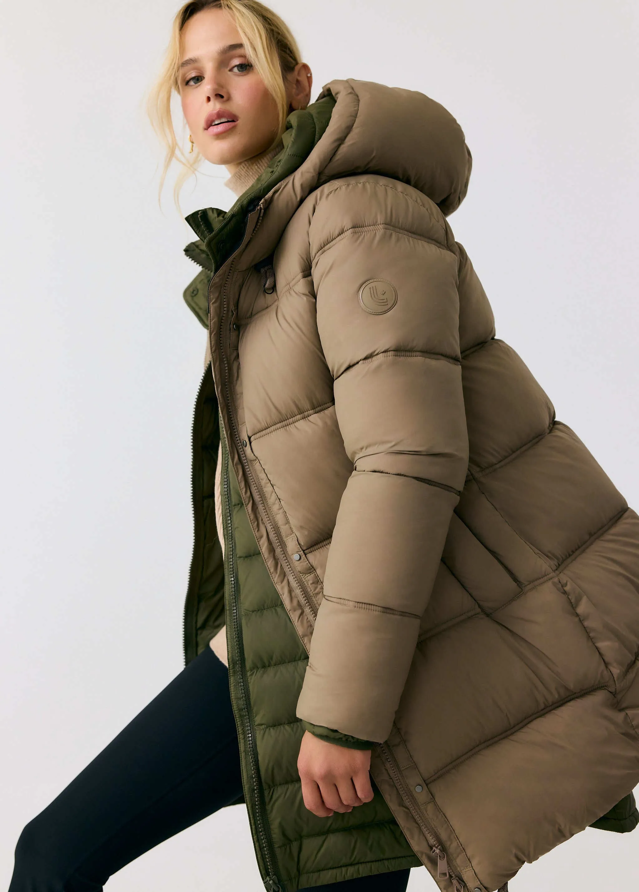 Modern Puffer Synth Down Jacket