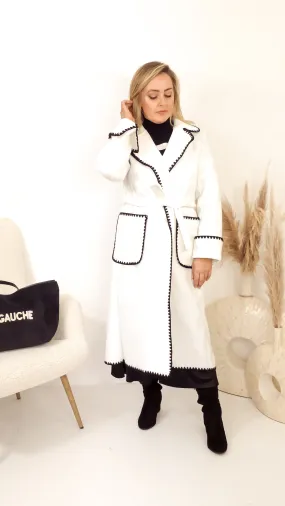 Monica White Coat