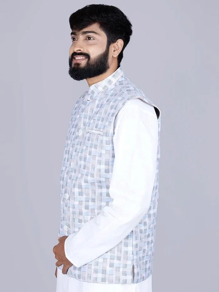 Multi Colour Printed Poly Cotton Modi Jacket