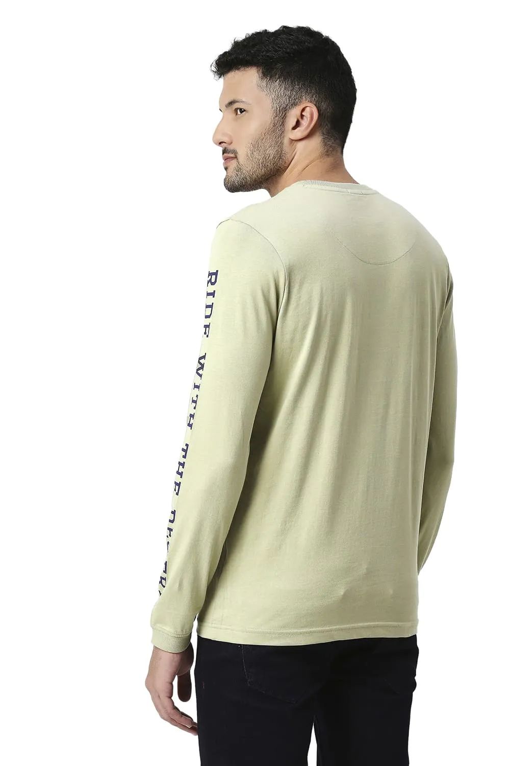 Muscle Fit Cotton Henley T-shirt