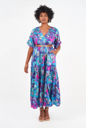 Naudic Amisha Maxi Dress - Enigma Print