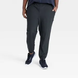 New - Men's Big Utility Tapered Joggers - All in Motion Black 2XL