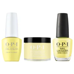 OPI Trio: P008 Stay Out All Bright