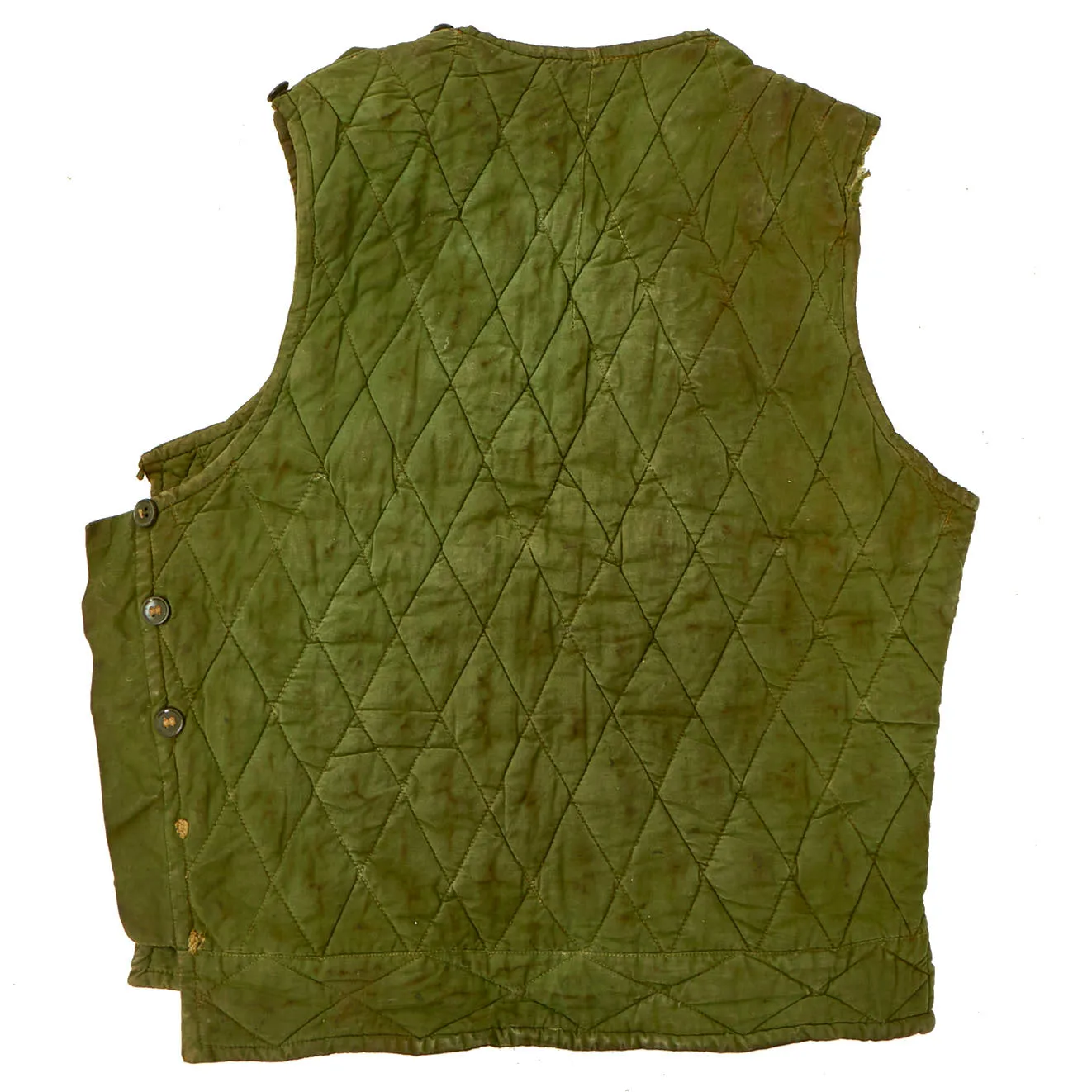 Original U.S. Vietnam War North Vietnamese Army / VietCong Hanoi Made Sleeveless Warming Vest With “Black Pajama” Pants Bringback Lot With Chest Rig - 3 Items